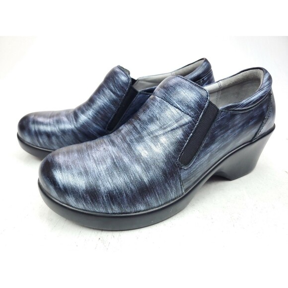 Alegria Womens ERY-827 Leather Round Toe Clog Shoes Size EUR 37 US 7-7.5 - Picture 4 of 9